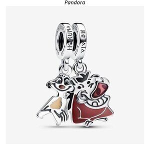 Pandora Disney The Lion�[��ing Timon & Pumbaa Splittable Dangle Charm